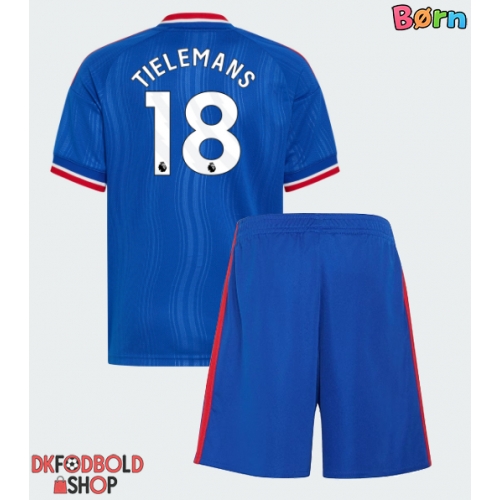 Manchester United Youri Tielemans #18 Udebanesæt Børn 2026-27 Kort ærmer (+ korte bukser)
